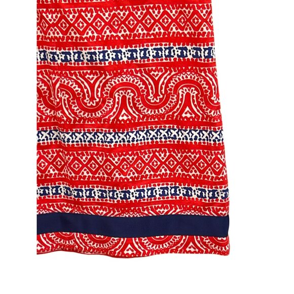 Vineyard Vines Girl's Red White Blue Sleeveless Shift Dress Size 14 EUC Preppy - Picture 4 of 6